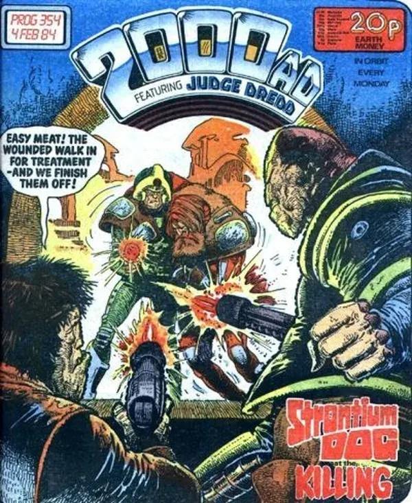 Cover of 2000 AD #354
