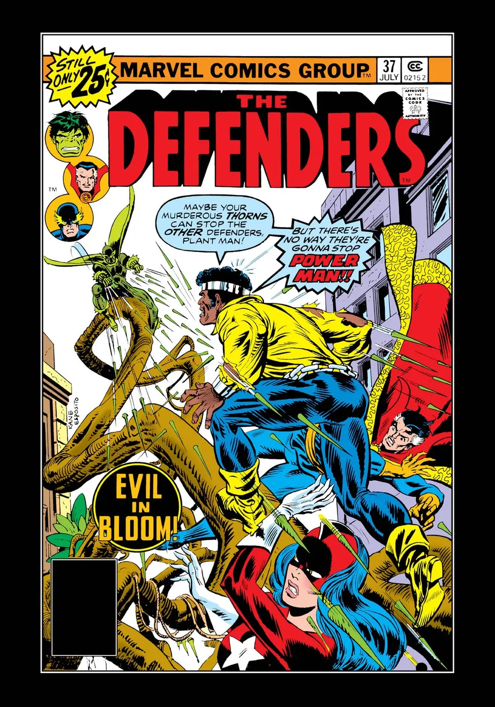 Cover of The Defenders #37