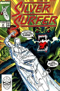 Cover of Silver Surfer #23