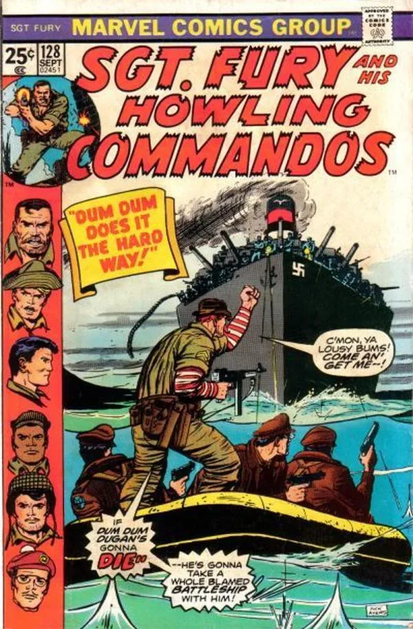 Cover of Sgt. Fury and His Howling Commandos #128