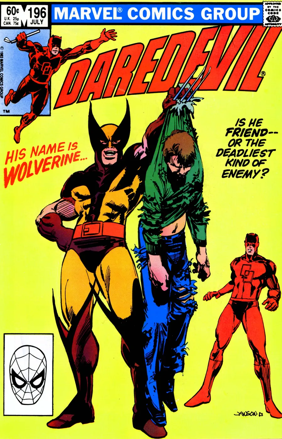Cover of Daredevil #196