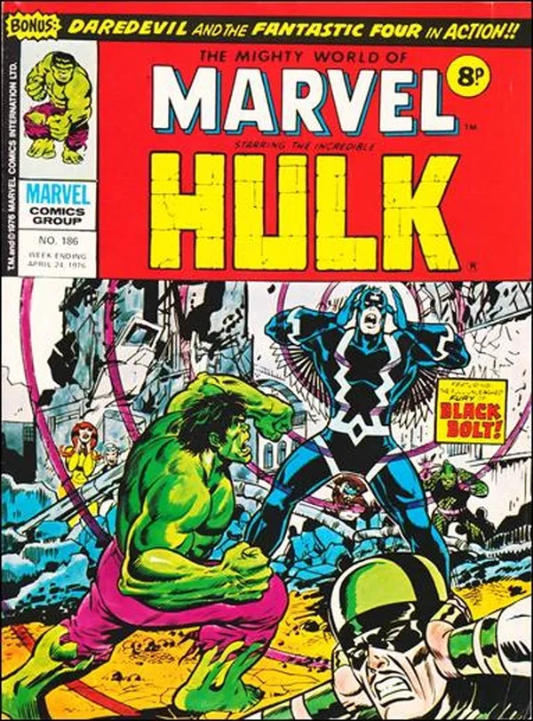 Cover of The Mighty World of Marvel #186