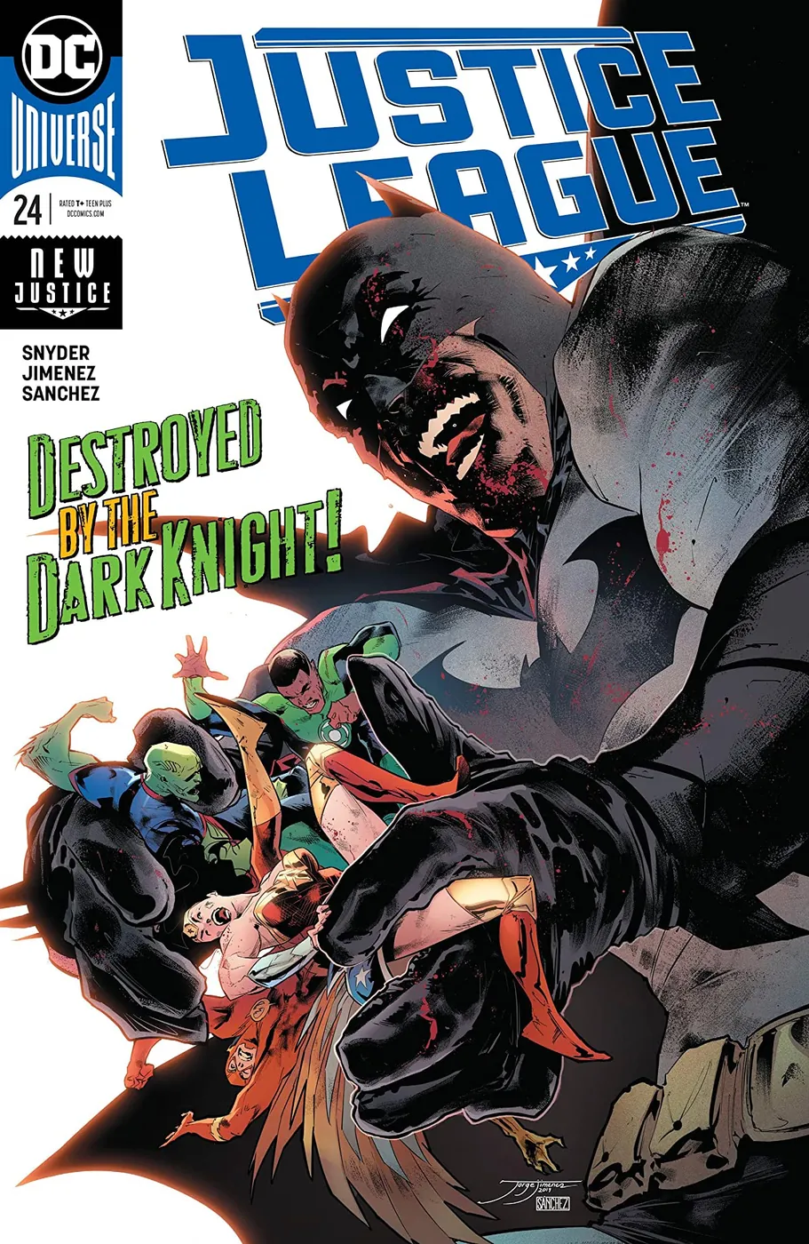 Cover of Justice League #24