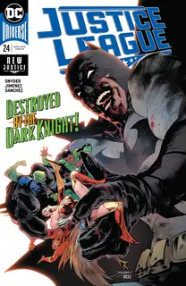 Cover of Justice League #24