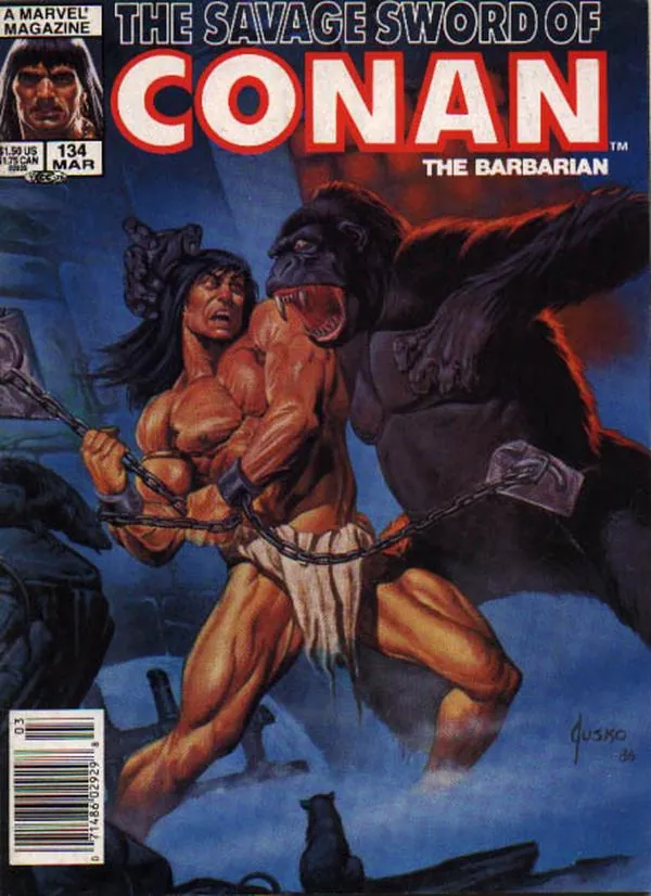 Cover of The Savage Sword of Conan #134