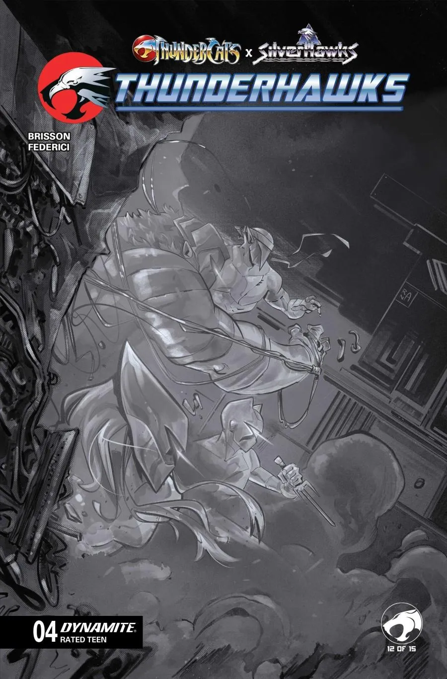 Cover of ThunderCats x SilverHawks: ThunderHawks #4