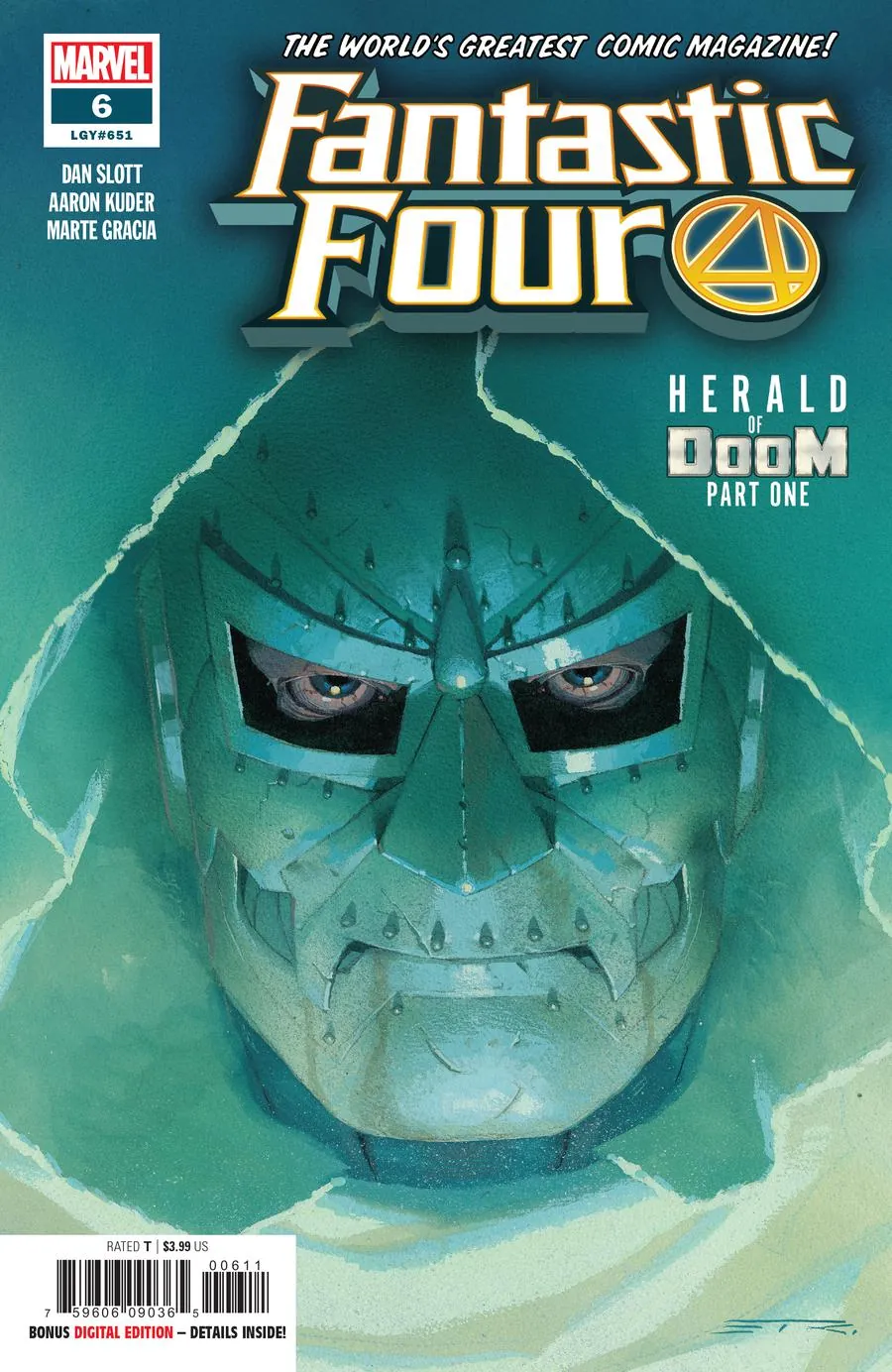 Cover of Fantastic Four #6 (651)