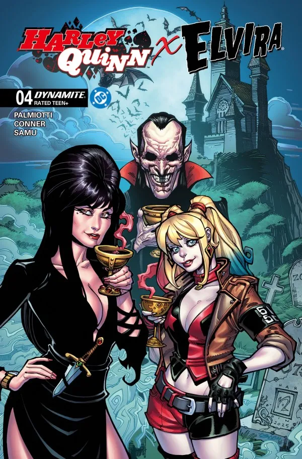 Cover of Harley Quinn x Elvira #4