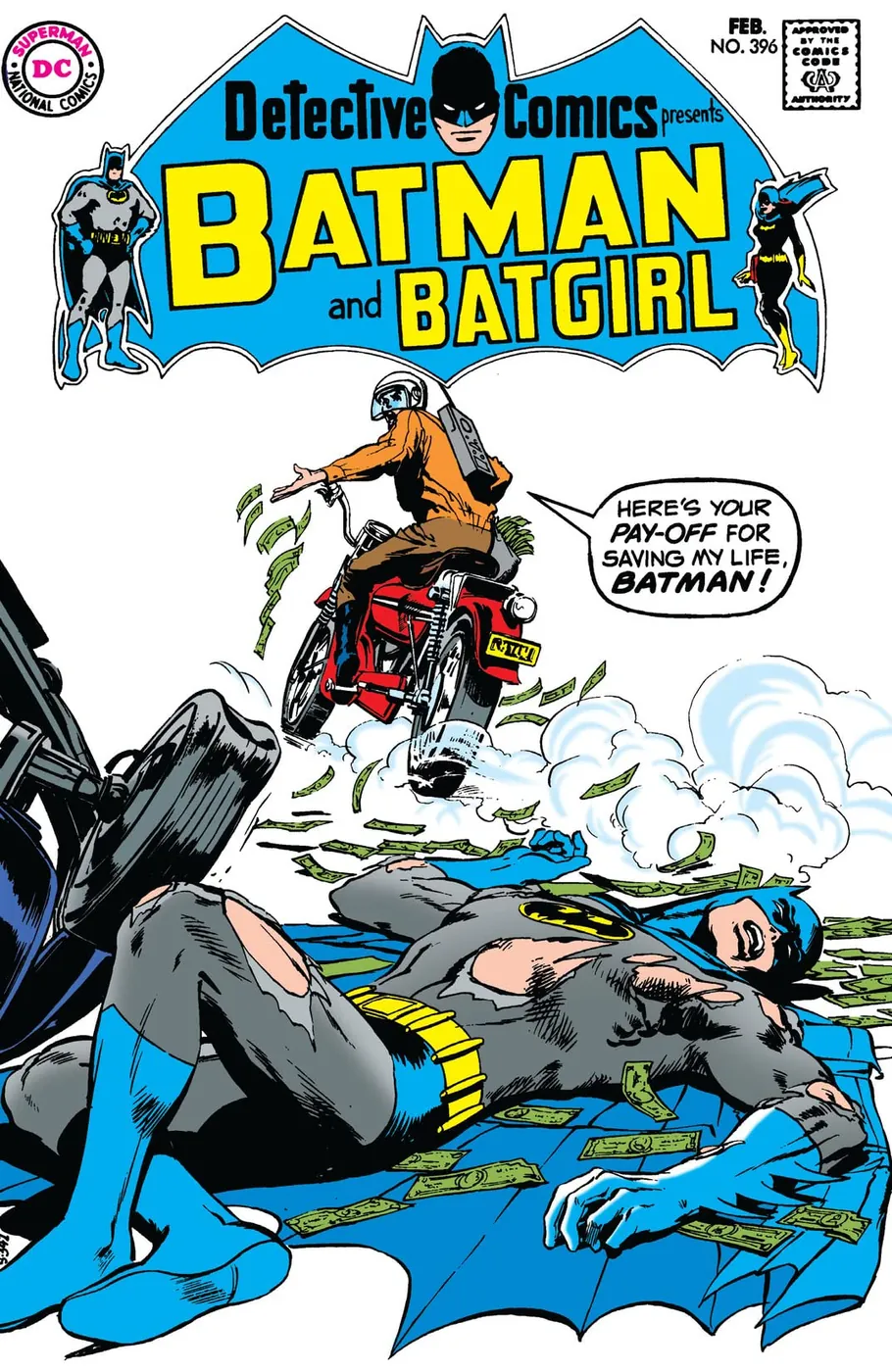 Cover of Detective Comics #396