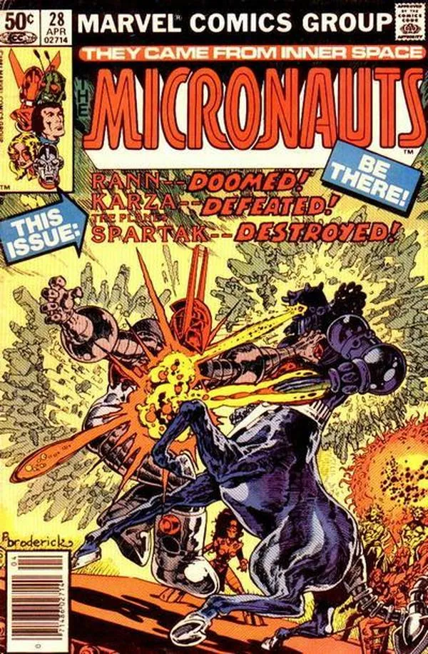 Cover of Micronauts #28