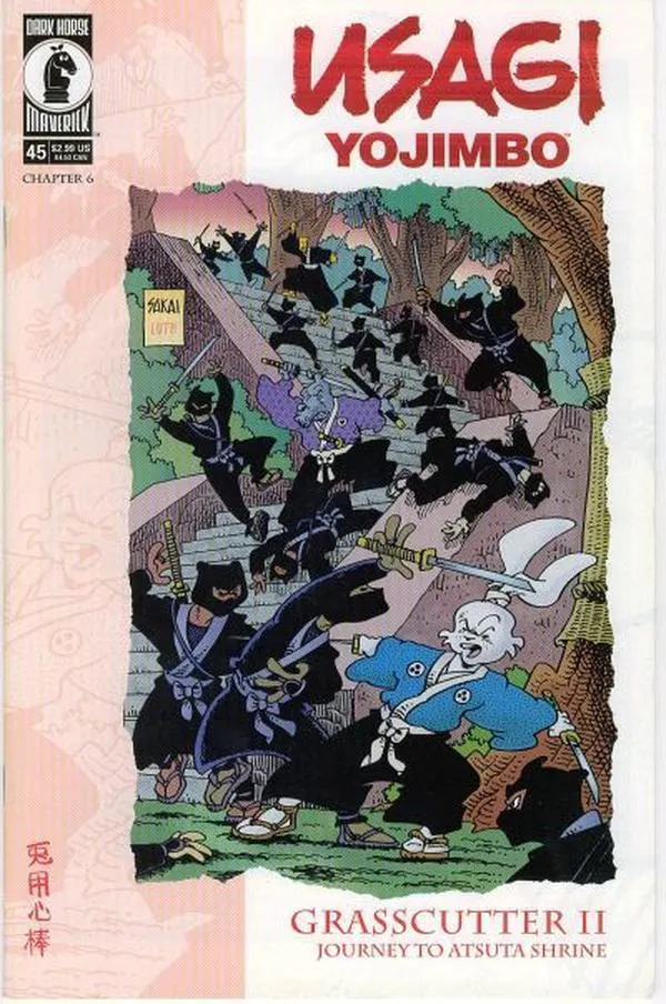 Cover of Usagi Yojimbo #45