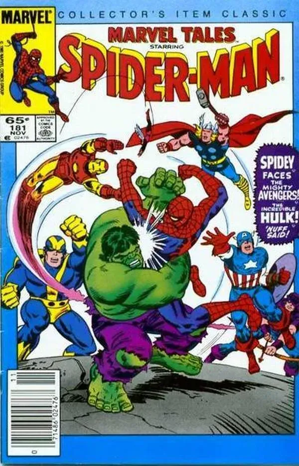 Cover of Marvel Tales #181