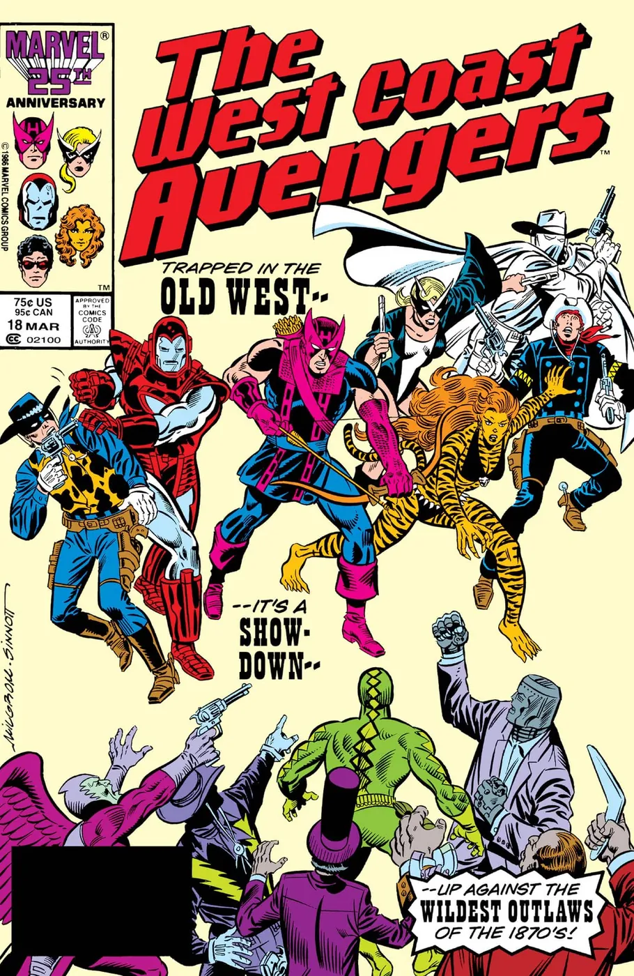 Cover of West Coast Avengers #18