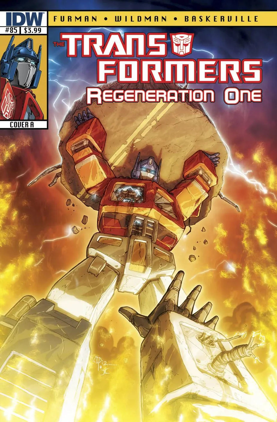 Cover of Transformers: Regeneration One #85
