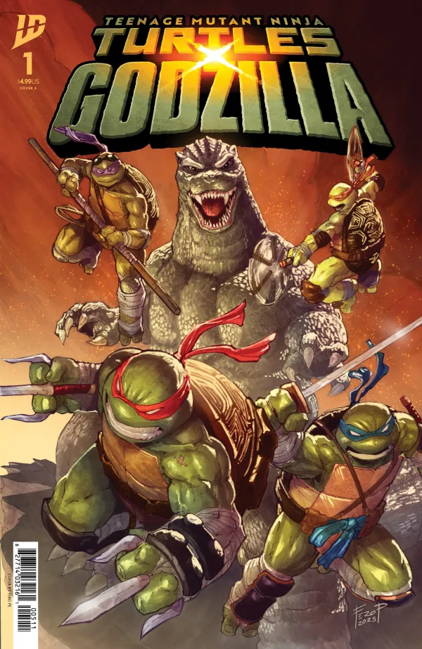 Cover of Teenage Mutant Ninja Turtles [TMNT] x Godzilla #1