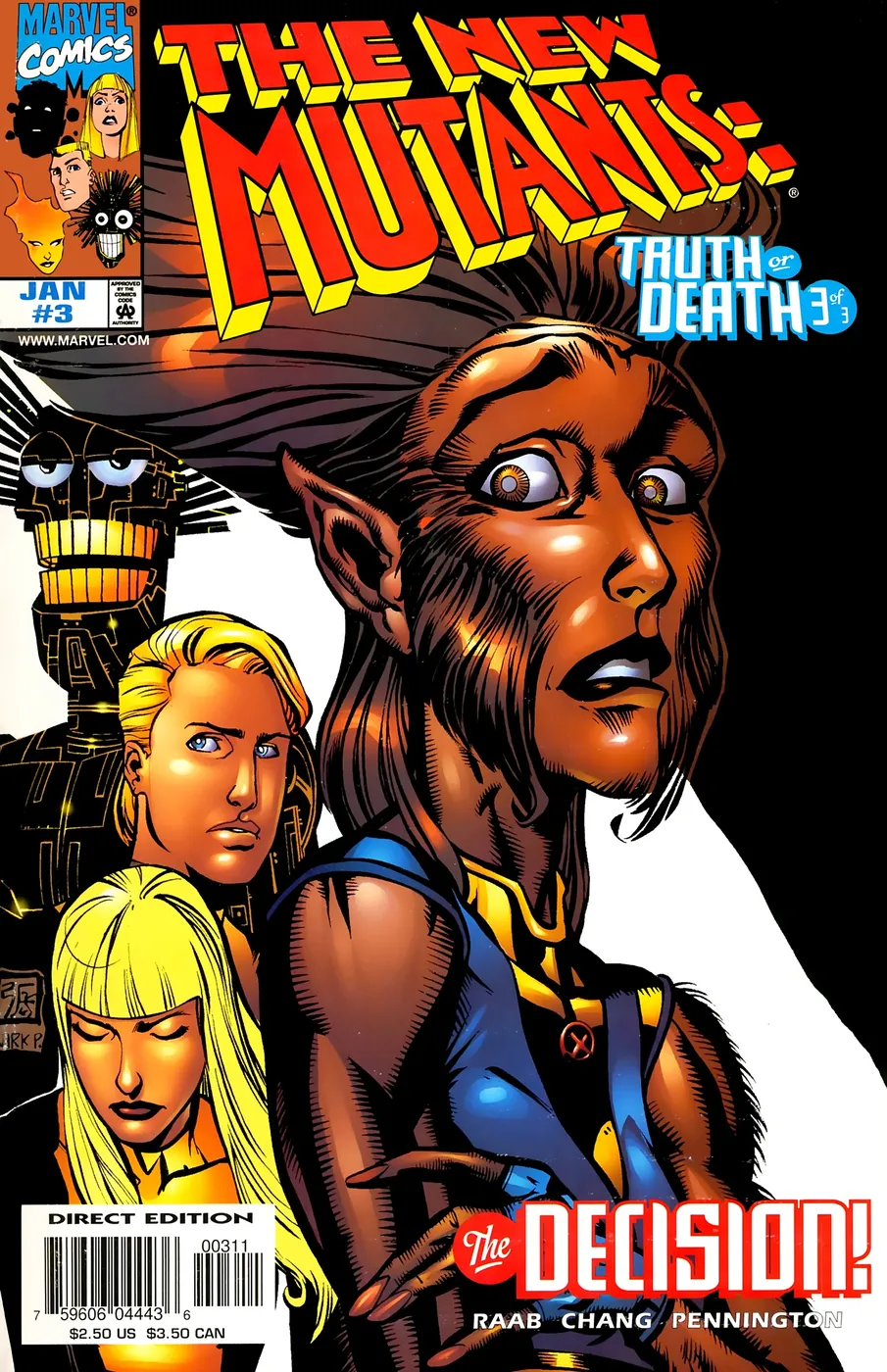 Cover of New Mutants: Truth or Death #3