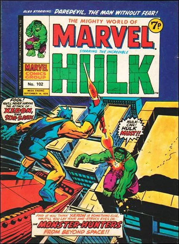 Cover of The Mighty World of Marvel #102