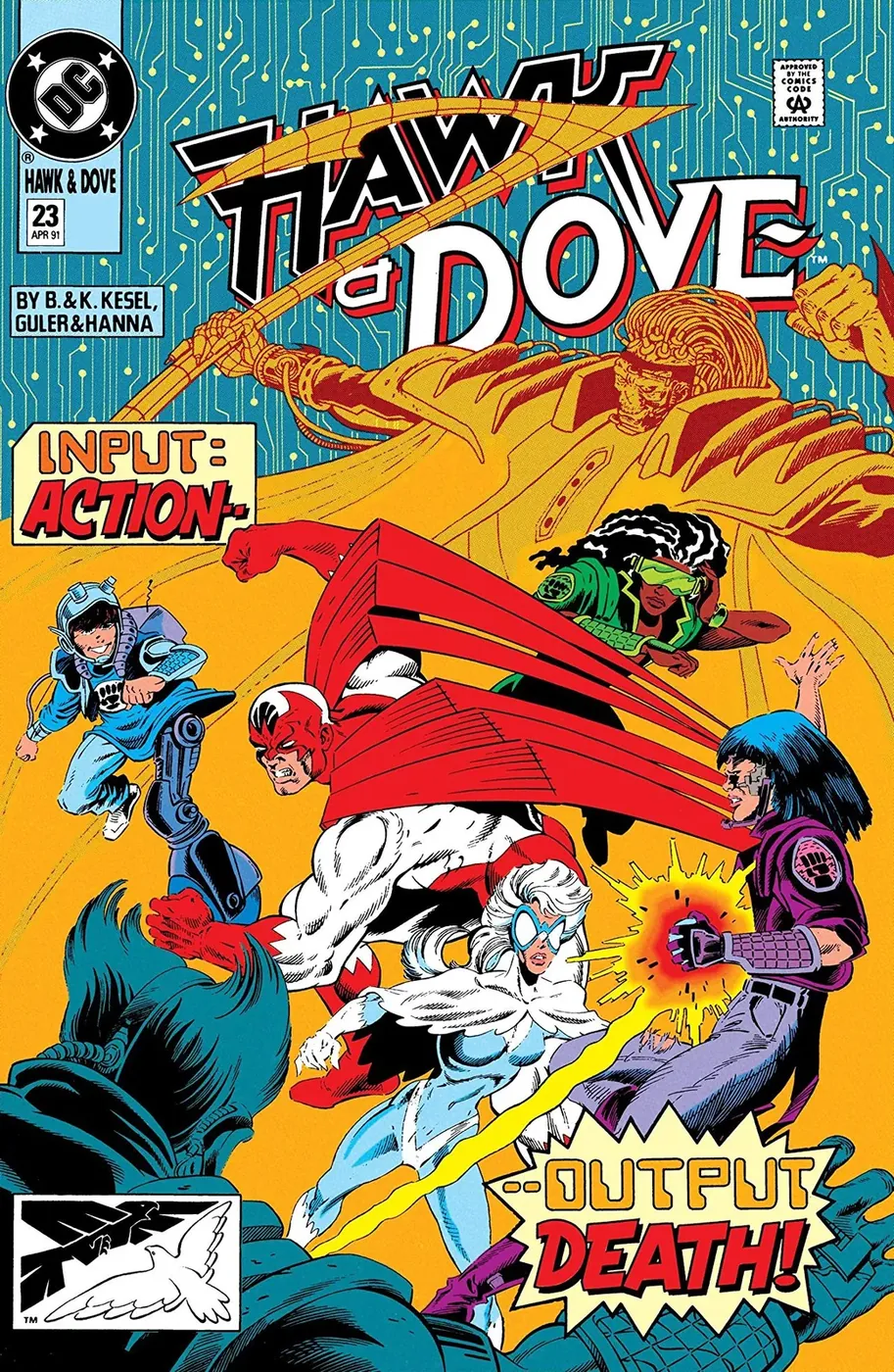 Cover of Hawk and Dove #23