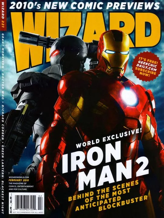 Cover of Wizard: The Comics Magazine #221