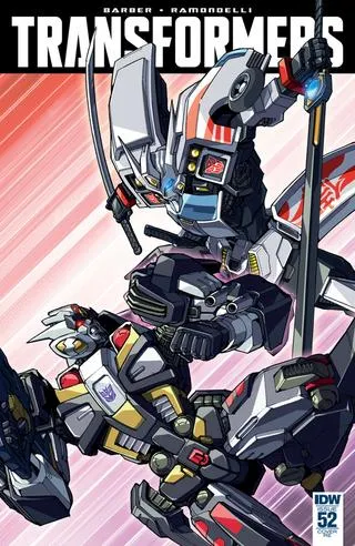 Cover of The Transformers #52