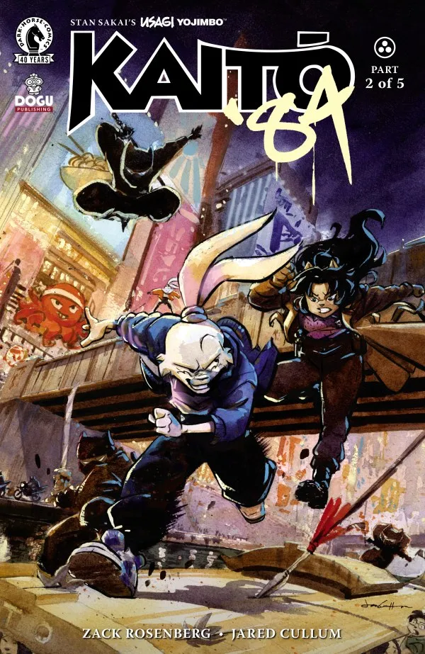 Cover of Usagi Yojimbo: Kaitō '84 #2