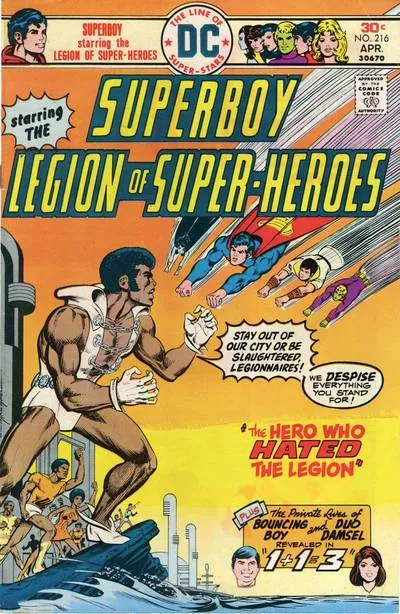 Cover of Superboy #216