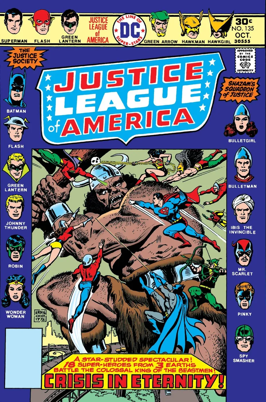 Cover of Justice League of America #135