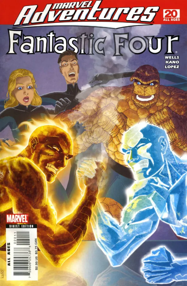 Cover of Marvel Adventures Fantastic Four #20