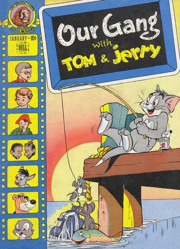 Cover of Our Gang with Tom & Jerry #42