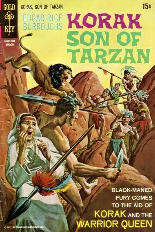 Cover of Edgar Rice Burroughs Korak, Son of Tarzan #40