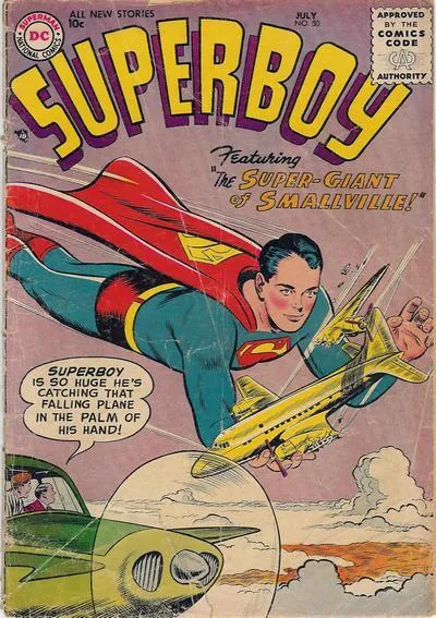 Cover of Superboy #50