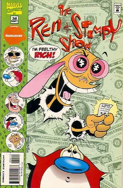 Cover of The Ren & Stimpy Show #34