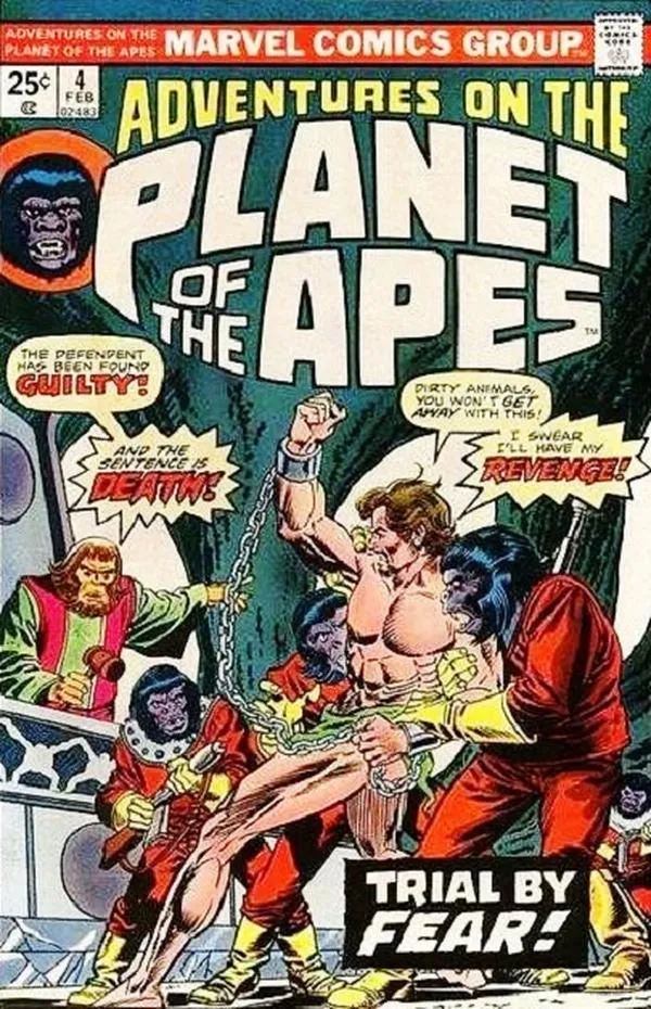 Cover of Adventures on the Planet of the Apes #4