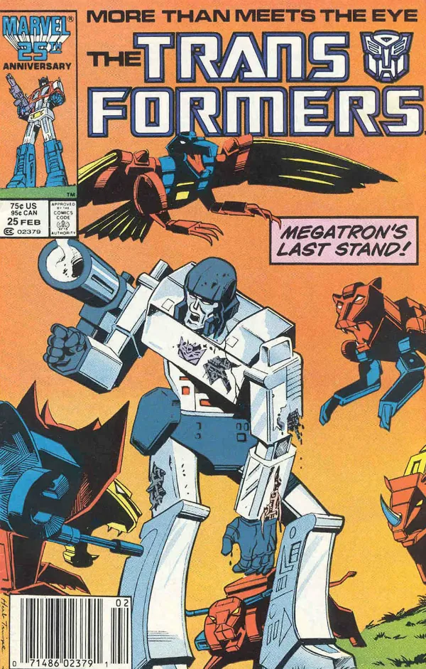 Cover of The Transformers #25