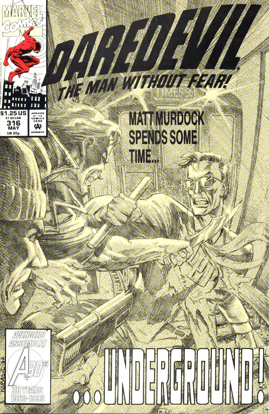 Cover of Daredevil #316