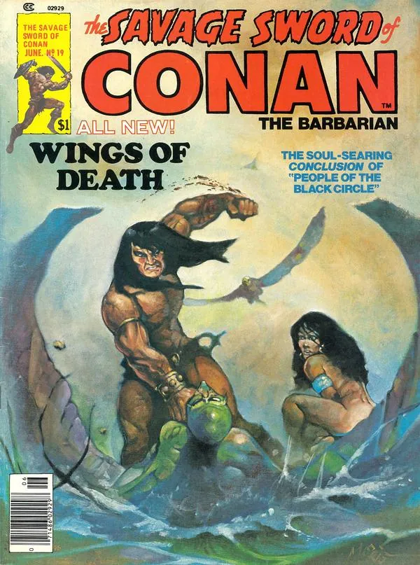 Cover of The Savage Sword of Conan #19