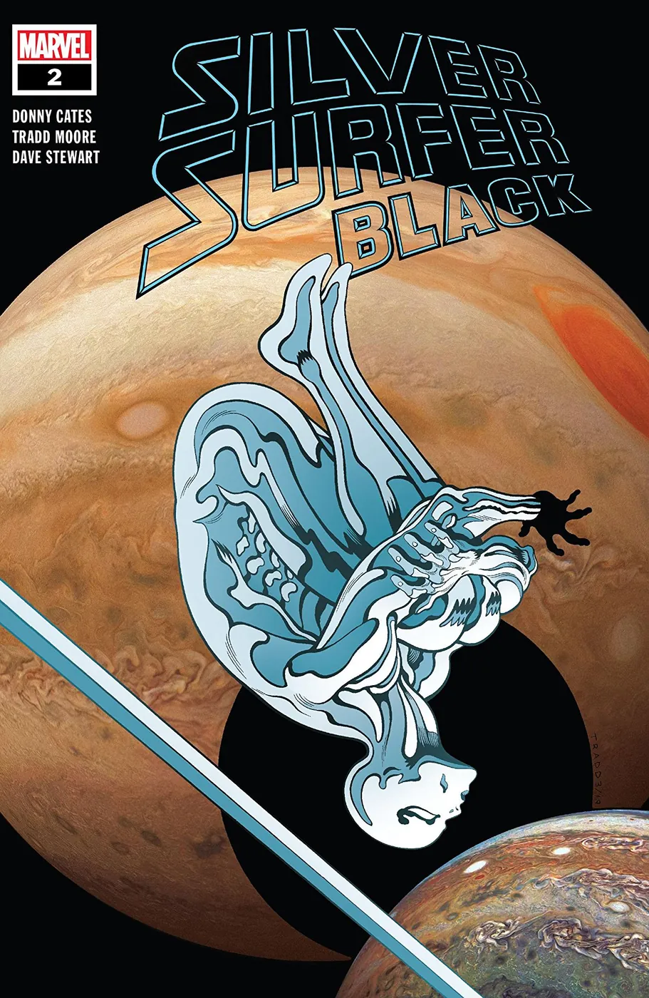 Cover of Silver Surfer: Black #2