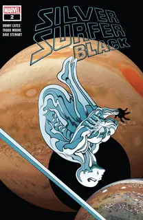 Cover of Silver Surfer: Black #2