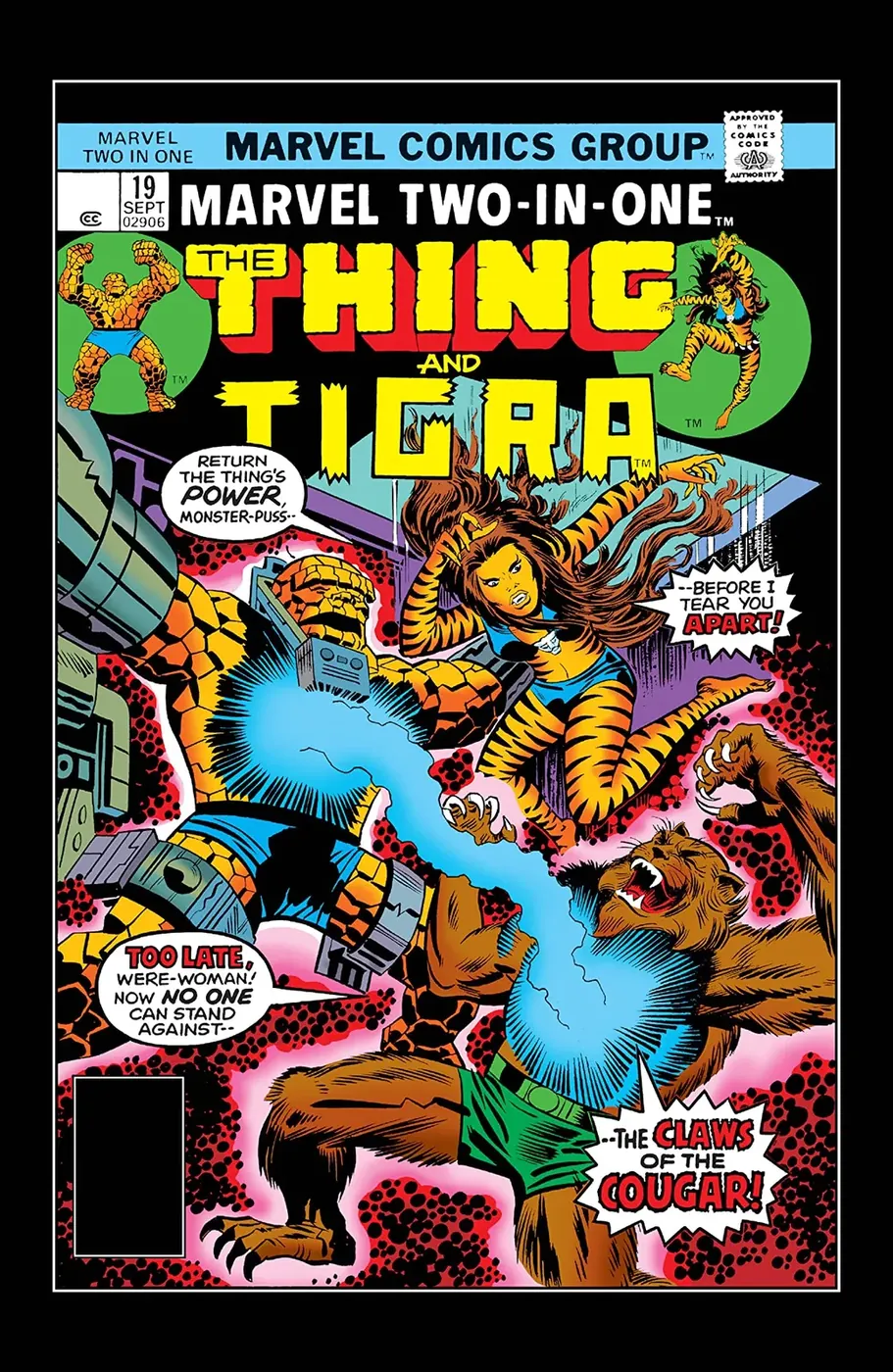 Cover of Marvel Two-in-One #19