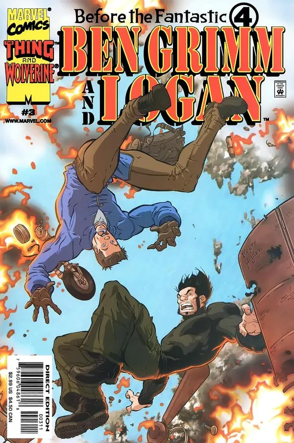 Cover of Before the Fantastic Four: Ben Grimm and Logan #3