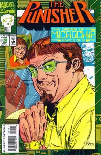 Cover of The Punisher: The Origin of Microchip #2