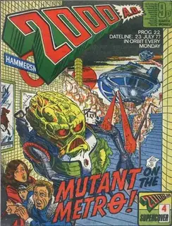 Cover of 2000 AD #22