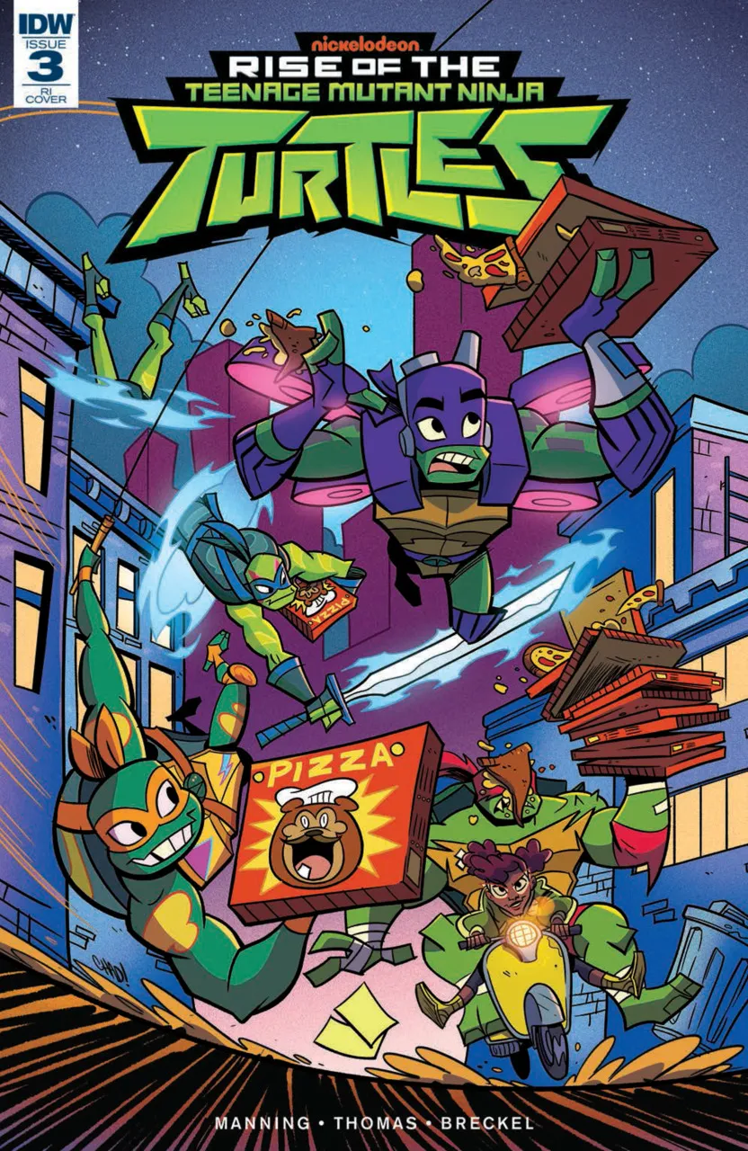 Cover of Rise of Teenage Mutant Ninja Turtles #3