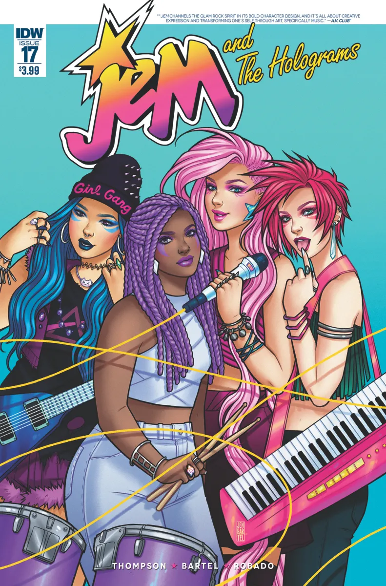 Cover of Jem and the Holograms #17
