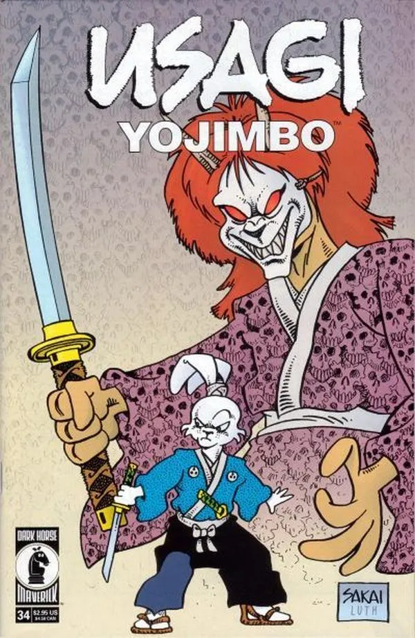 Cover of Usagi Yojimbo #34