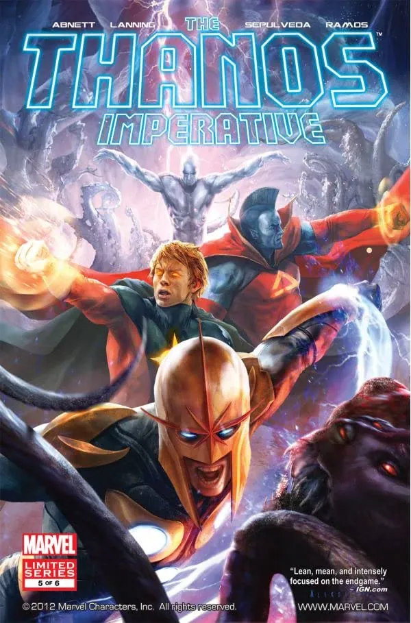 Cover of The Thanos Imperative #5