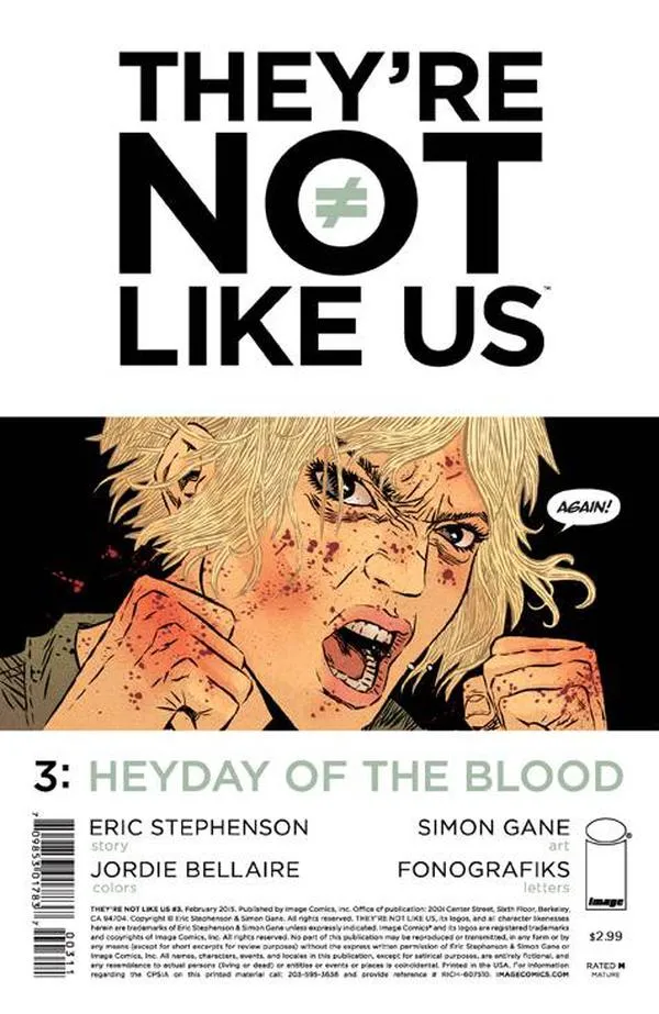 Cover of They're Not Like Us #3