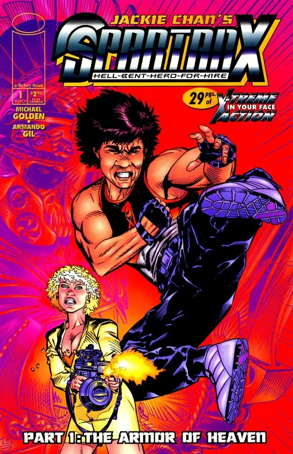 Cover of Jackie Chan's Spartan X: Hell-Bent-Hero-for-Hire #1