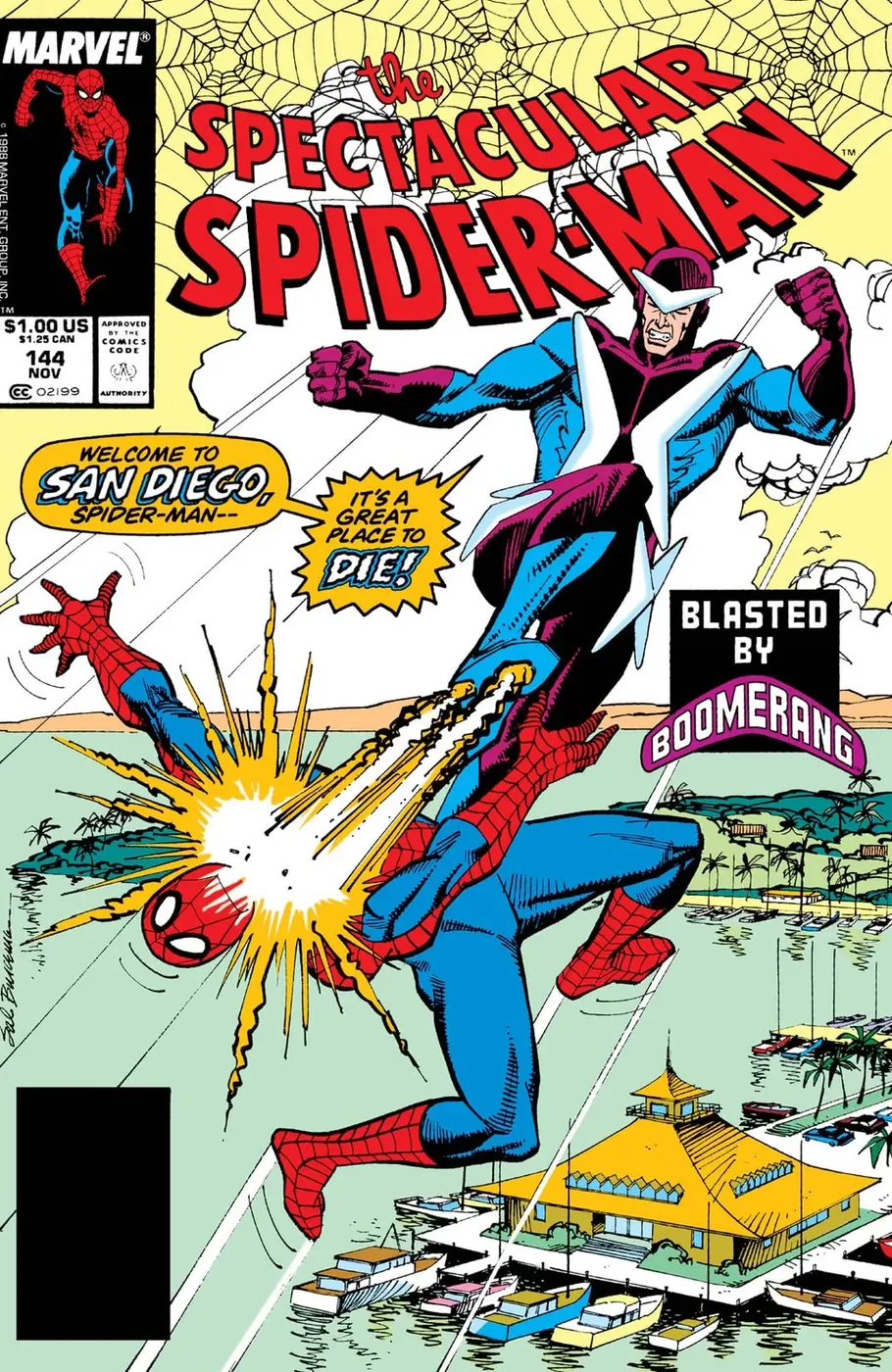 Cover of The Spectacular Spider-Man #144