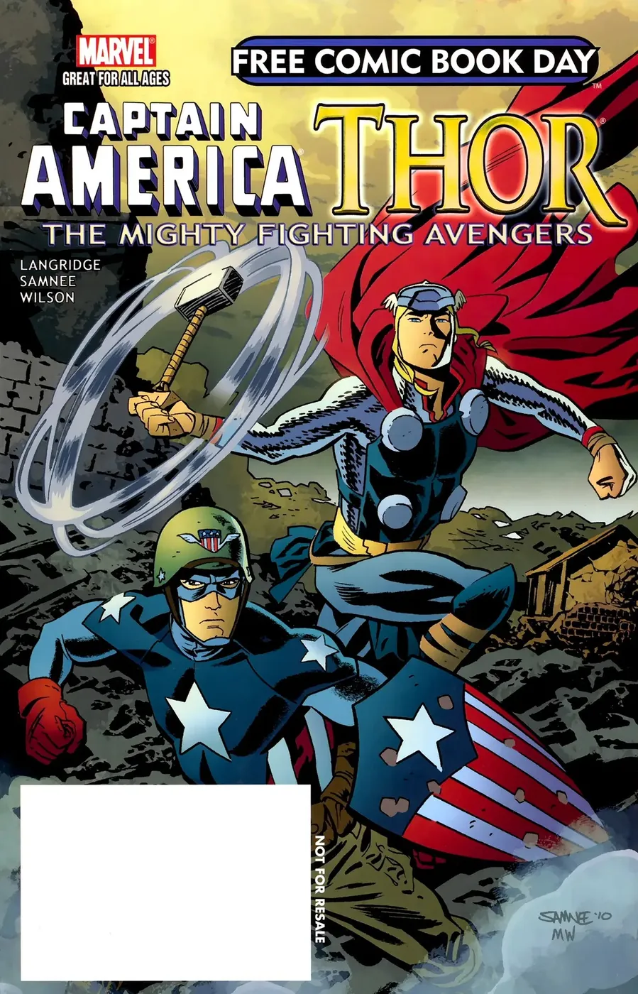 Cover of Free Comic Book Day 2011 (Thor the Mighty Avenger) #1